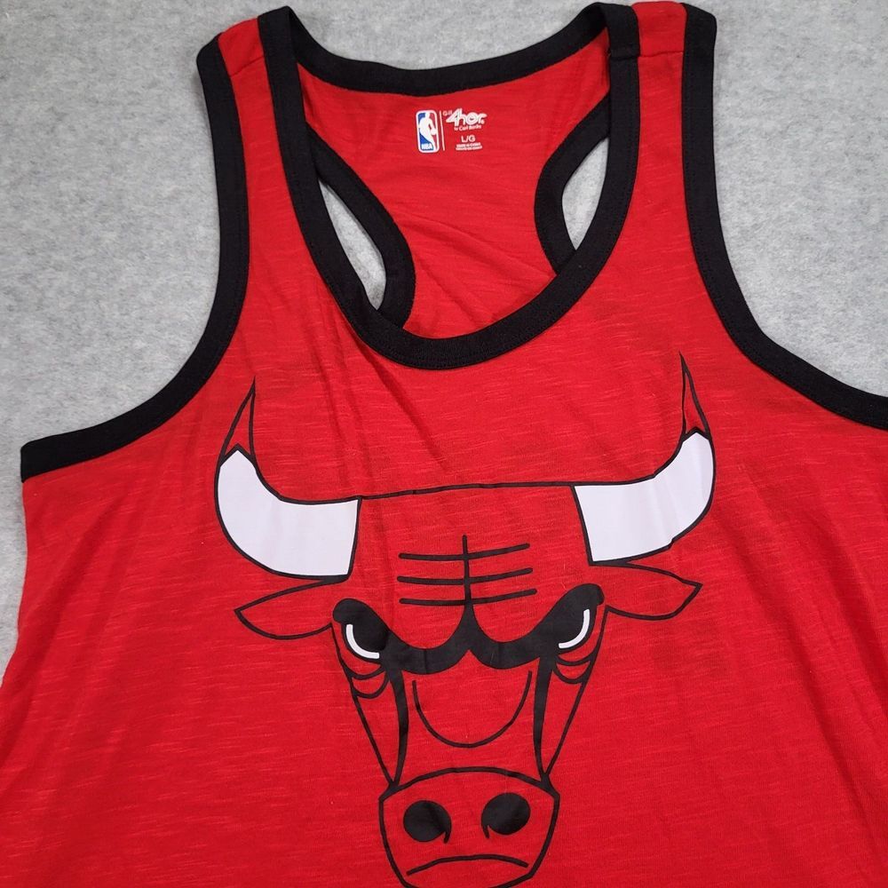 Chicago Bulls Womens Large G-III For Her Red Tank Top Shirt‎